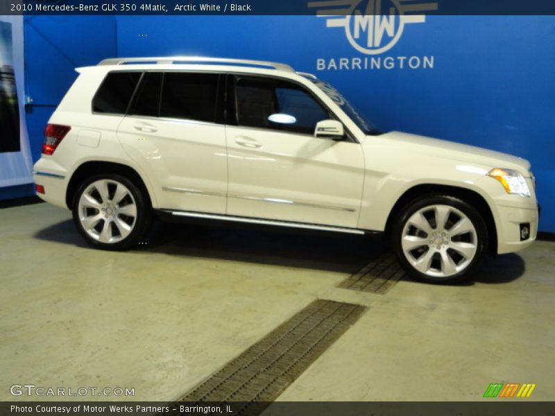 Arctic White / Black 2010 Mercedes-Benz GLK 350 4Matic