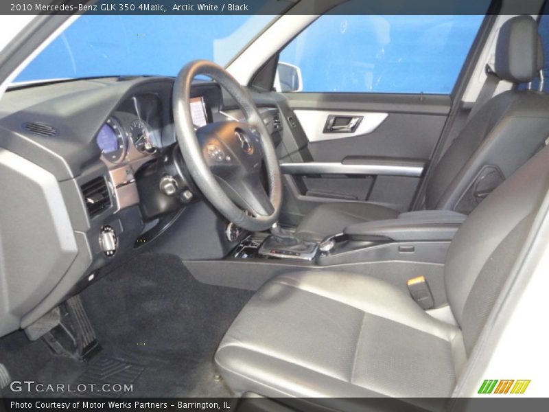 Arctic White / Black 2010 Mercedes-Benz GLK 350 4Matic