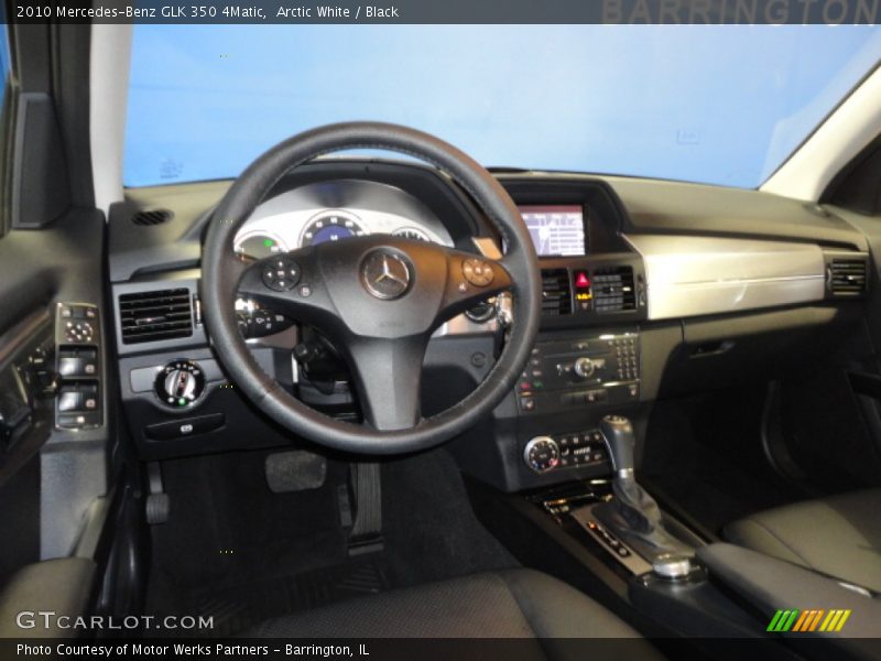Arctic White / Black 2010 Mercedes-Benz GLK 350 4Matic