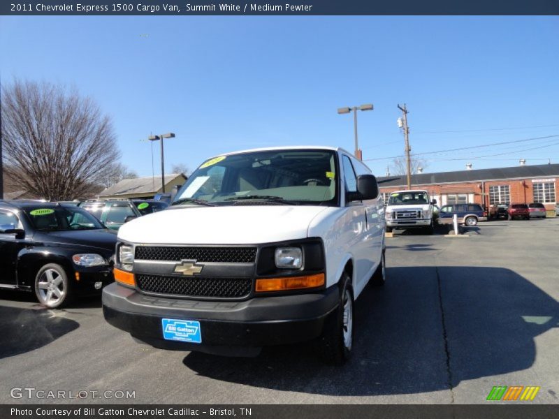 Summit White / Medium Pewter 2011 Chevrolet Express 1500 Cargo Van