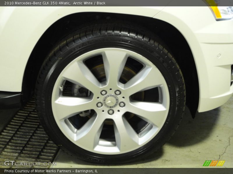 Arctic White / Black 2010 Mercedes-Benz GLK 350 4Matic