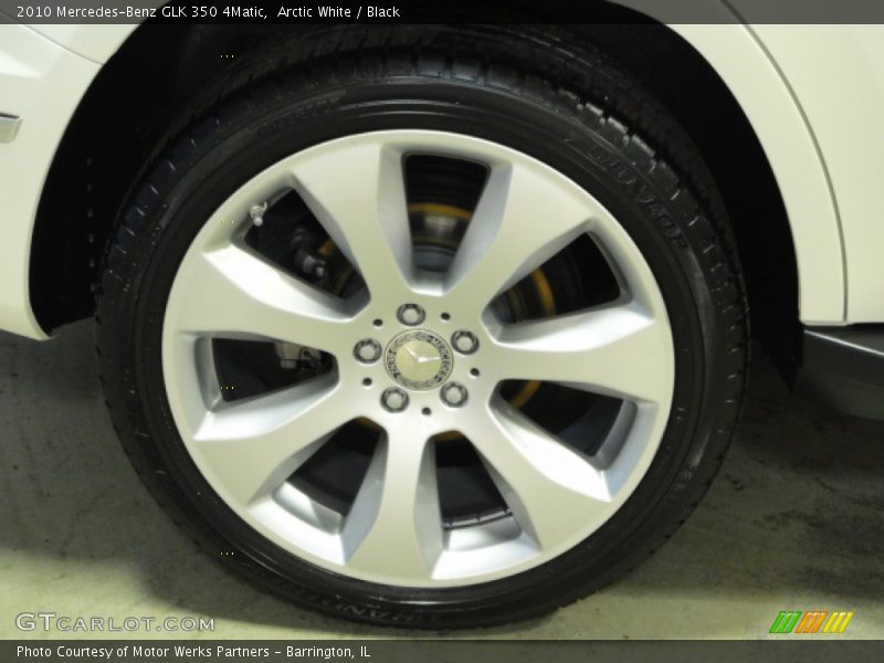 Arctic White / Black 2010 Mercedes-Benz GLK 350 4Matic