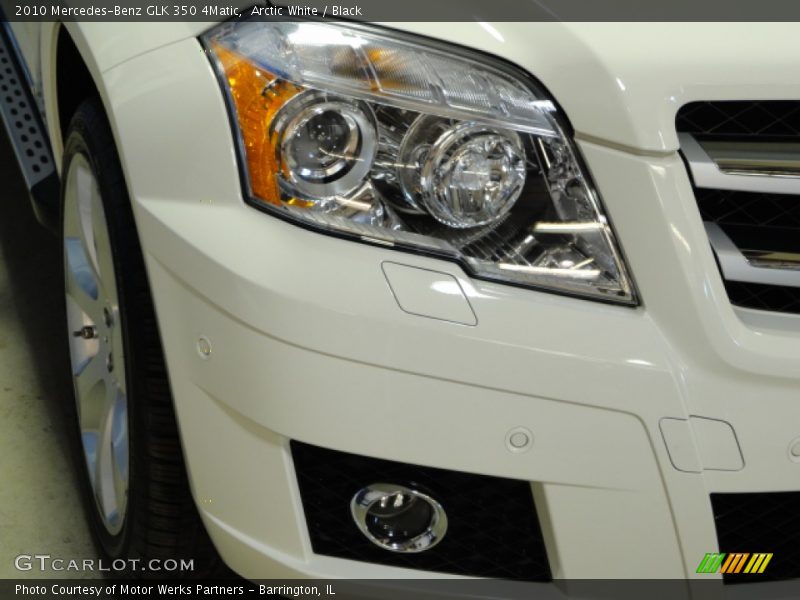 Arctic White / Black 2010 Mercedes-Benz GLK 350 4Matic