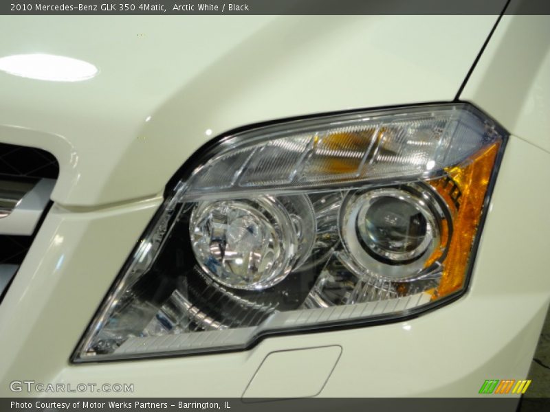Arctic White / Black 2010 Mercedes-Benz GLK 350 4Matic