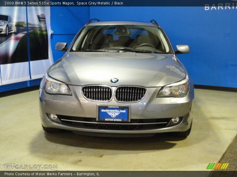 Space Grey Metallic / Black 2009 BMW 5 Series 535xi Sports Wagon