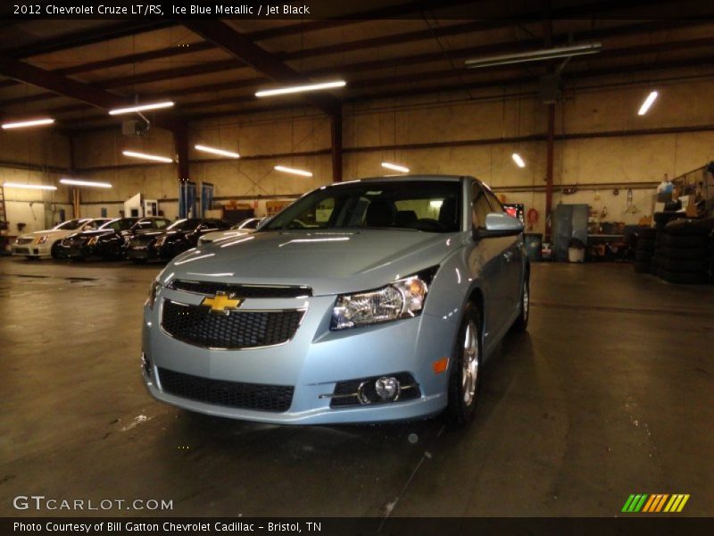 Ice Blue Metallic / Jet Black 2012 Chevrolet Cruze LT/RS