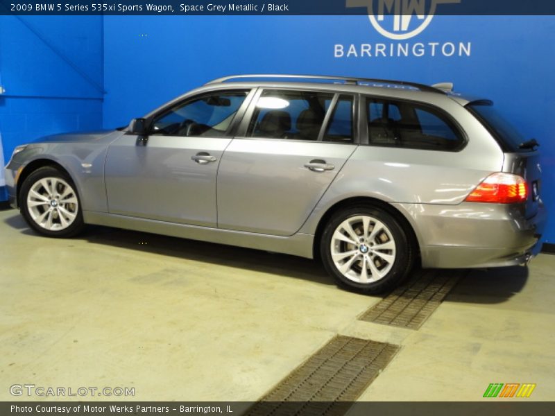 Space Grey Metallic / Black 2009 BMW 5 Series 535xi Sports Wagon