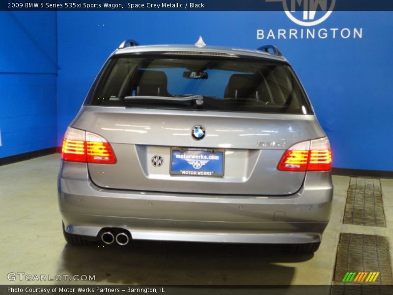 Space Grey Metallic / Black 2009 BMW 5 Series 535xi Sports Wagon