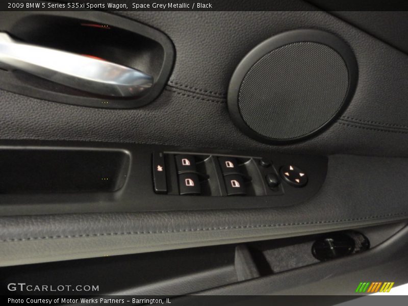 Space Grey Metallic / Black 2009 BMW 5 Series 535xi Sports Wagon