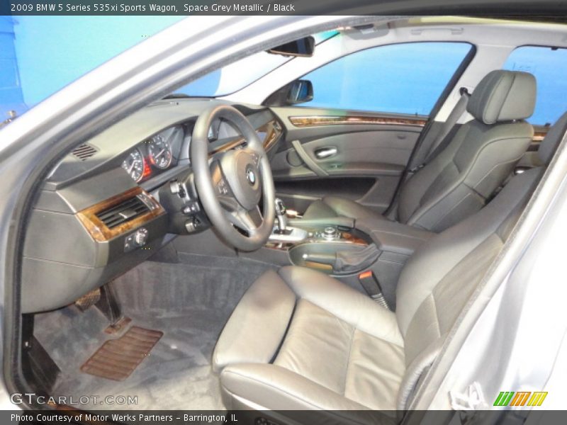 Space Grey Metallic / Black 2009 BMW 5 Series 535xi Sports Wagon
