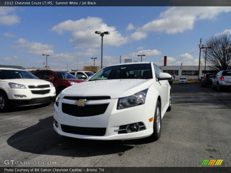 Summit White / Jet Black 2012 Chevrolet Cruze LT/RS