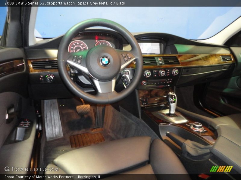 Space Grey Metallic / Black 2009 BMW 5 Series 535xi Sports Wagon