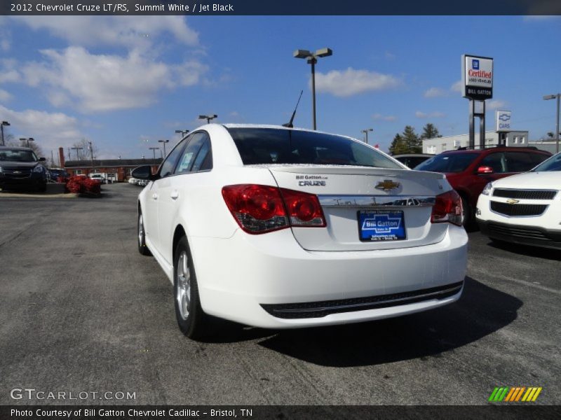 Summit White / Jet Black 2012 Chevrolet Cruze LT/RS