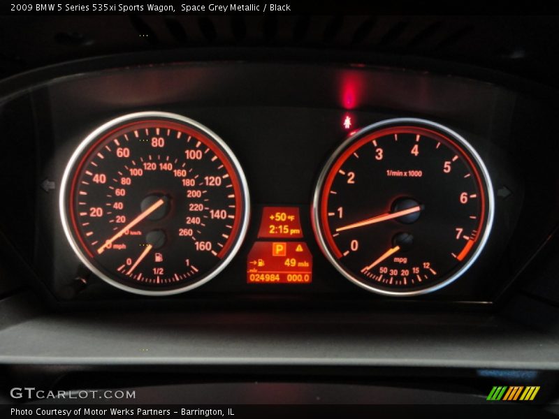  2009 5 Series 535xi Sports Wagon 535xi Sports Wagon Gauges