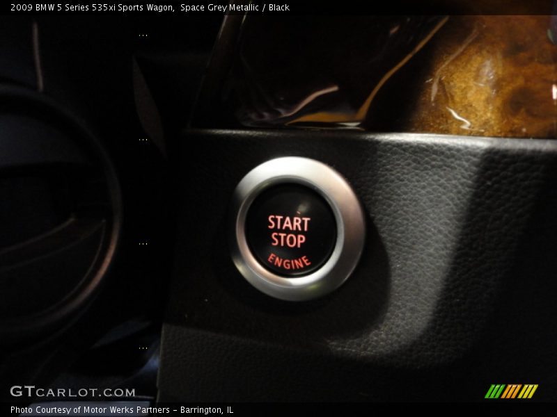 Space Grey Metallic / Black 2009 BMW 5 Series 535xi Sports Wagon