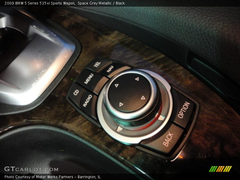 Space Grey Metallic / Black 2009 BMW 5 Series 535xi Sports Wagon