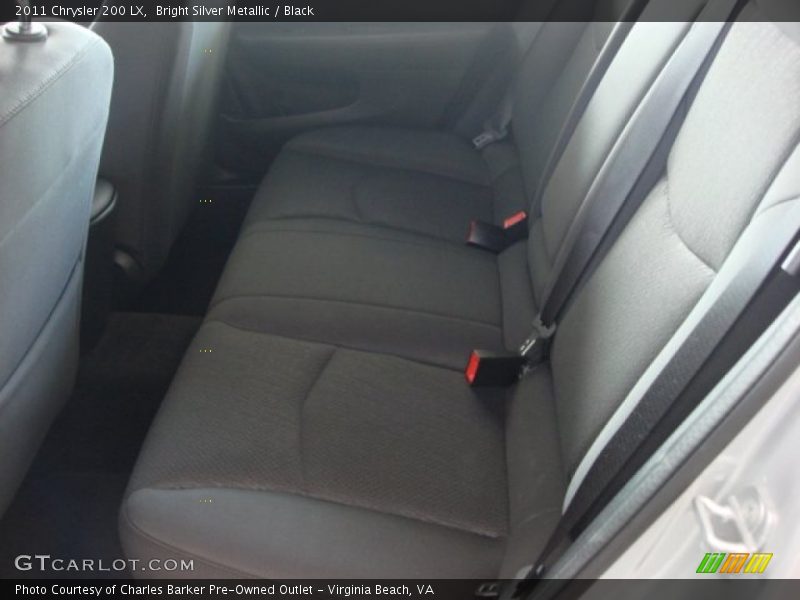 Bright Silver Metallic / Black 2011 Chrysler 200 LX