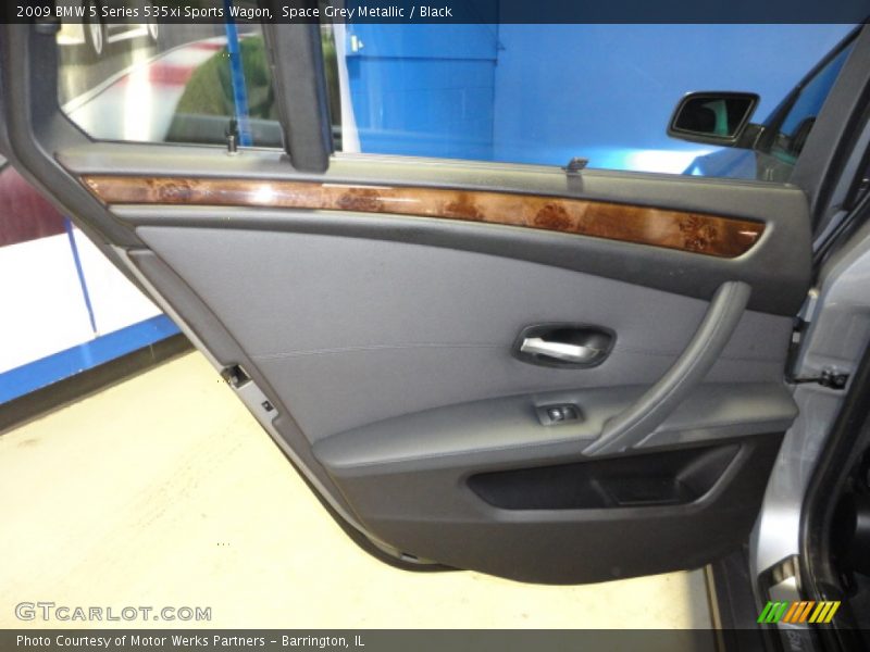Space Grey Metallic / Black 2009 BMW 5 Series 535xi Sports Wagon