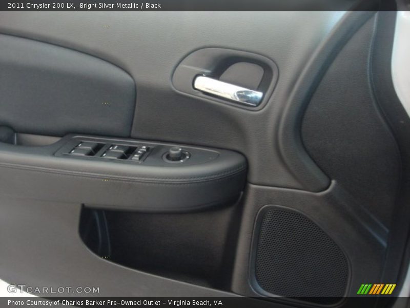 Bright Silver Metallic / Black 2011 Chrysler 200 LX