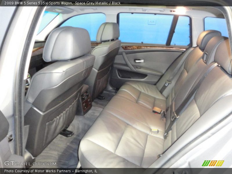 Space Grey Metallic / Black 2009 BMW 5 Series 535xi Sports Wagon