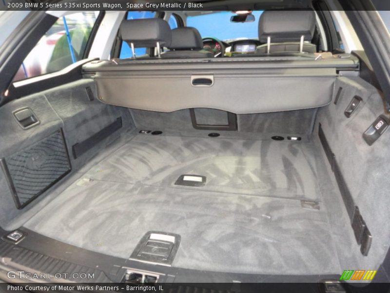 Space Grey Metallic / Black 2009 BMW 5 Series 535xi Sports Wagon