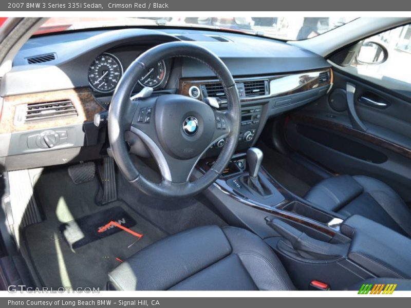 Crimson Red / Black 2007 BMW 3 Series 335i Sedan