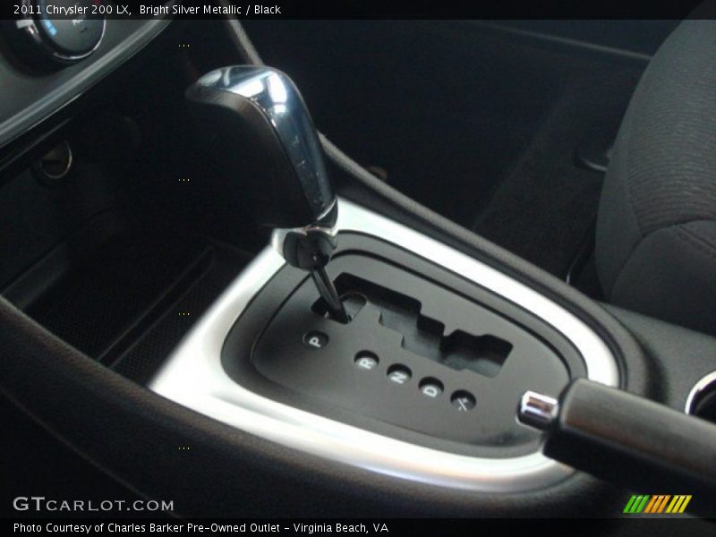 Bright Silver Metallic / Black 2011 Chrysler 200 LX