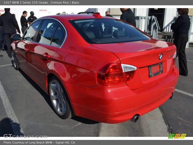 Crimson Red / Black 2007 BMW 3 Series 335i Sedan