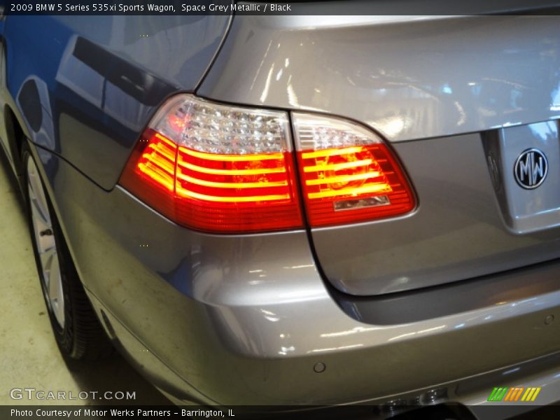 Space Grey Metallic / Black 2009 BMW 5 Series 535xi Sports Wagon