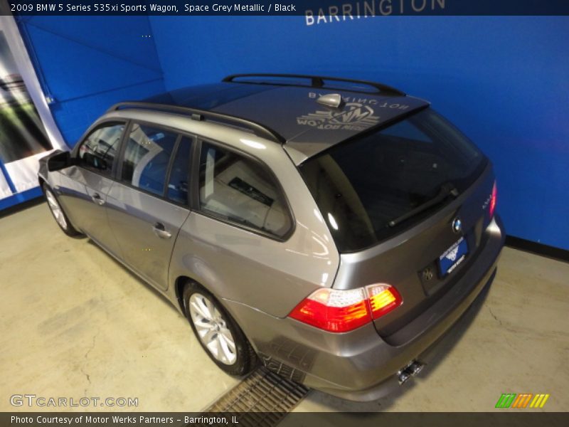 Space Grey Metallic / Black 2009 BMW 5 Series 535xi Sports Wagon