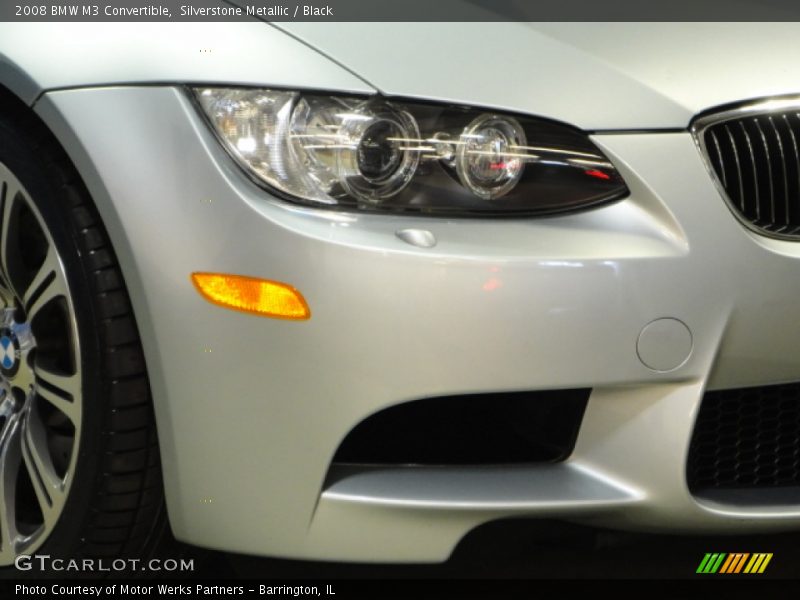 Silverstone Metallic / Black 2008 BMW M3 Convertible