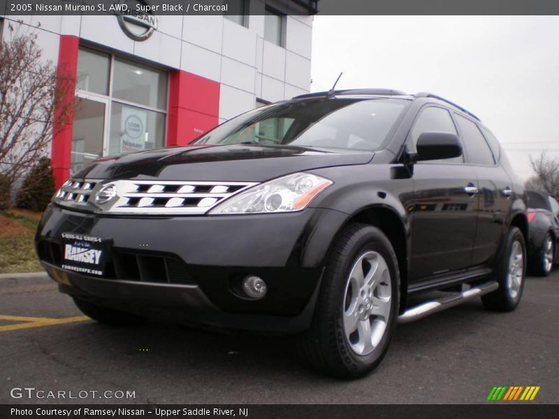 Super Black / Charcoal 2005 Nissan Murano SL AWD