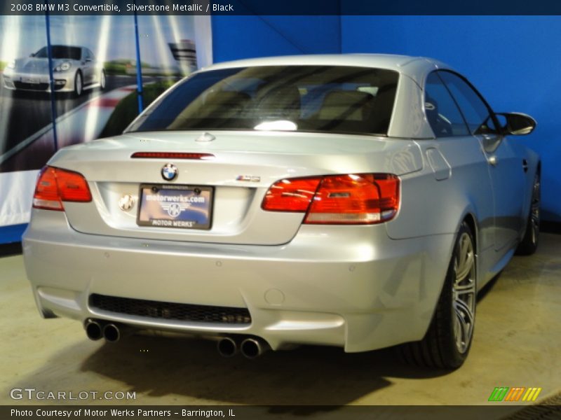 Silverstone Metallic / Black 2008 BMW M3 Convertible