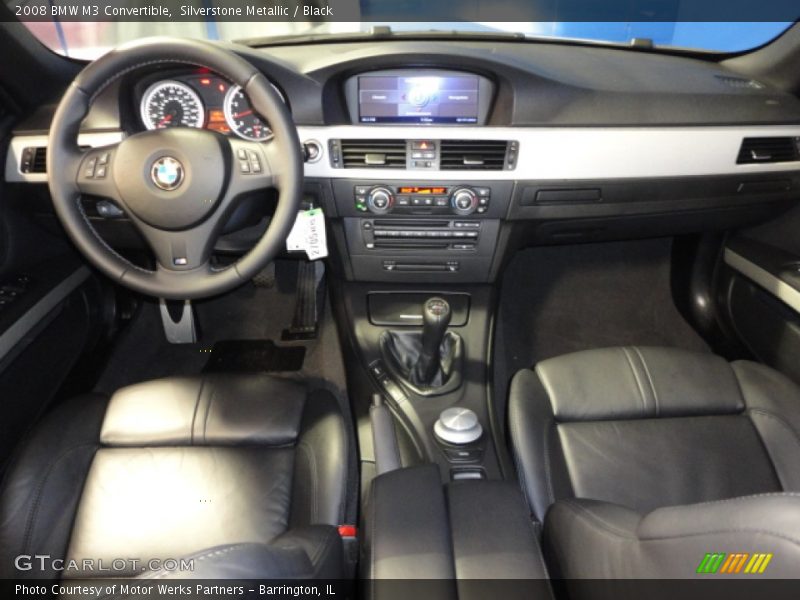Silverstone Metallic / Black 2008 BMW M3 Convertible