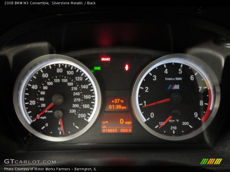  2008 M3 Convertible Convertible Gauges