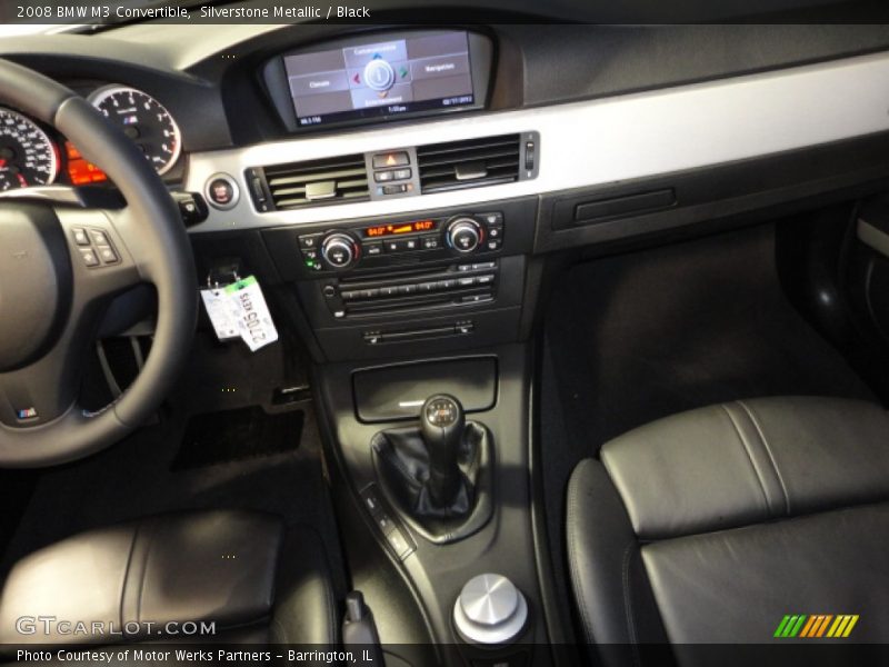 Silverstone Metallic / Black 2008 BMW M3 Convertible