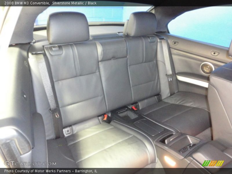 Rear Seat of 2008 M3 Convertible