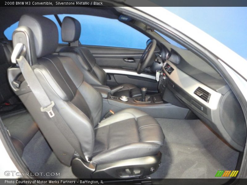Silverstone Metallic / Black 2008 BMW M3 Convertible
