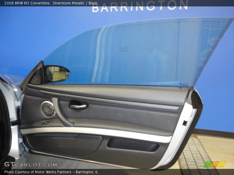 Silverstone Metallic / Black 2008 BMW M3 Convertible