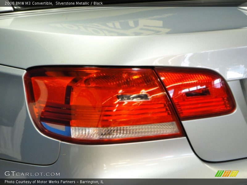 Silverstone Metallic / Black 2008 BMW M3 Convertible