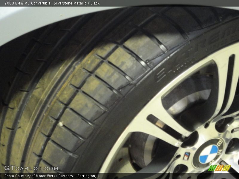Silverstone Metallic / Black 2008 BMW M3 Convertible