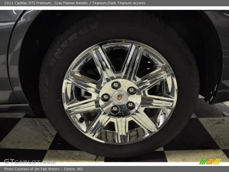 Gray Flannel Metallic / Titanium/Dark Titanium Accents 2011 Cadillac DTS Premium