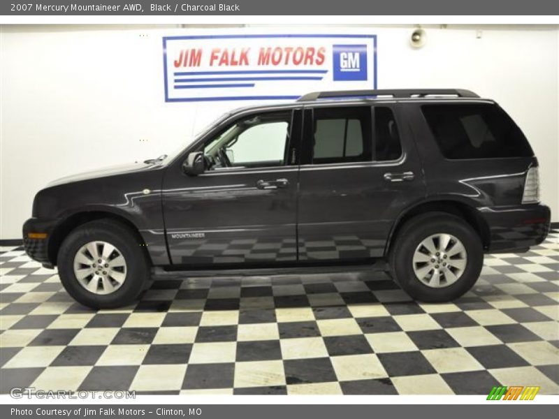 Black / Charcoal Black 2007 Mercury Mountaineer AWD