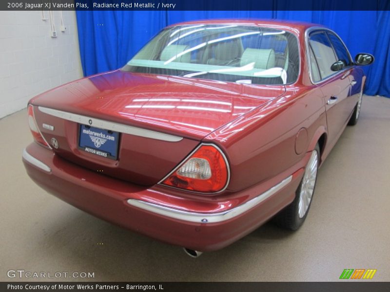 Radiance Red Metallic / Ivory 2006 Jaguar XJ Vanden Plas