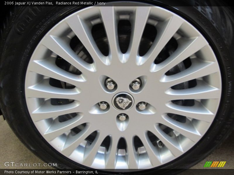 Radiance Red Metallic / Ivory 2006 Jaguar XJ Vanden Plas