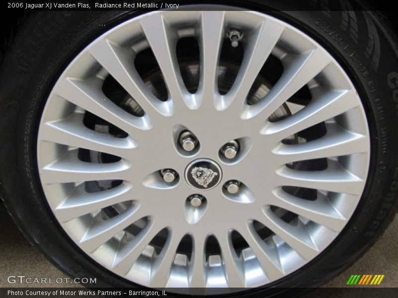 Radiance Red Metallic / Ivory 2006 Jaguar XJ Vanden Plas