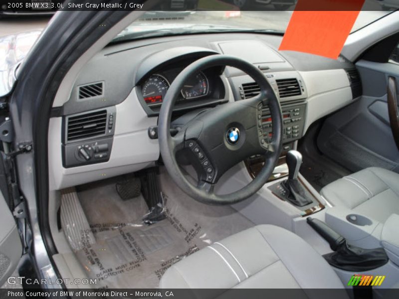 Silver Gray Metallic / Grey 2005 BMW X3 3.0i