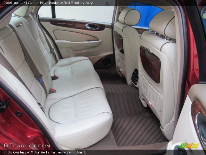 Radiance Red Metallic / Ivory 2006 Jaguar XJ Vanden Plas