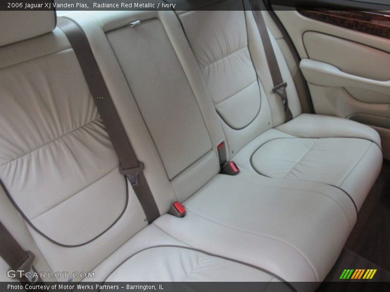 Radiance Red Metallic / Ivory 2006 Jaguar XJ Vanden Plas