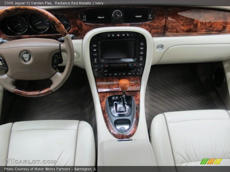 Radiance Red Metallic / Ivory 2006 Jaguar XJ Vanden Plas